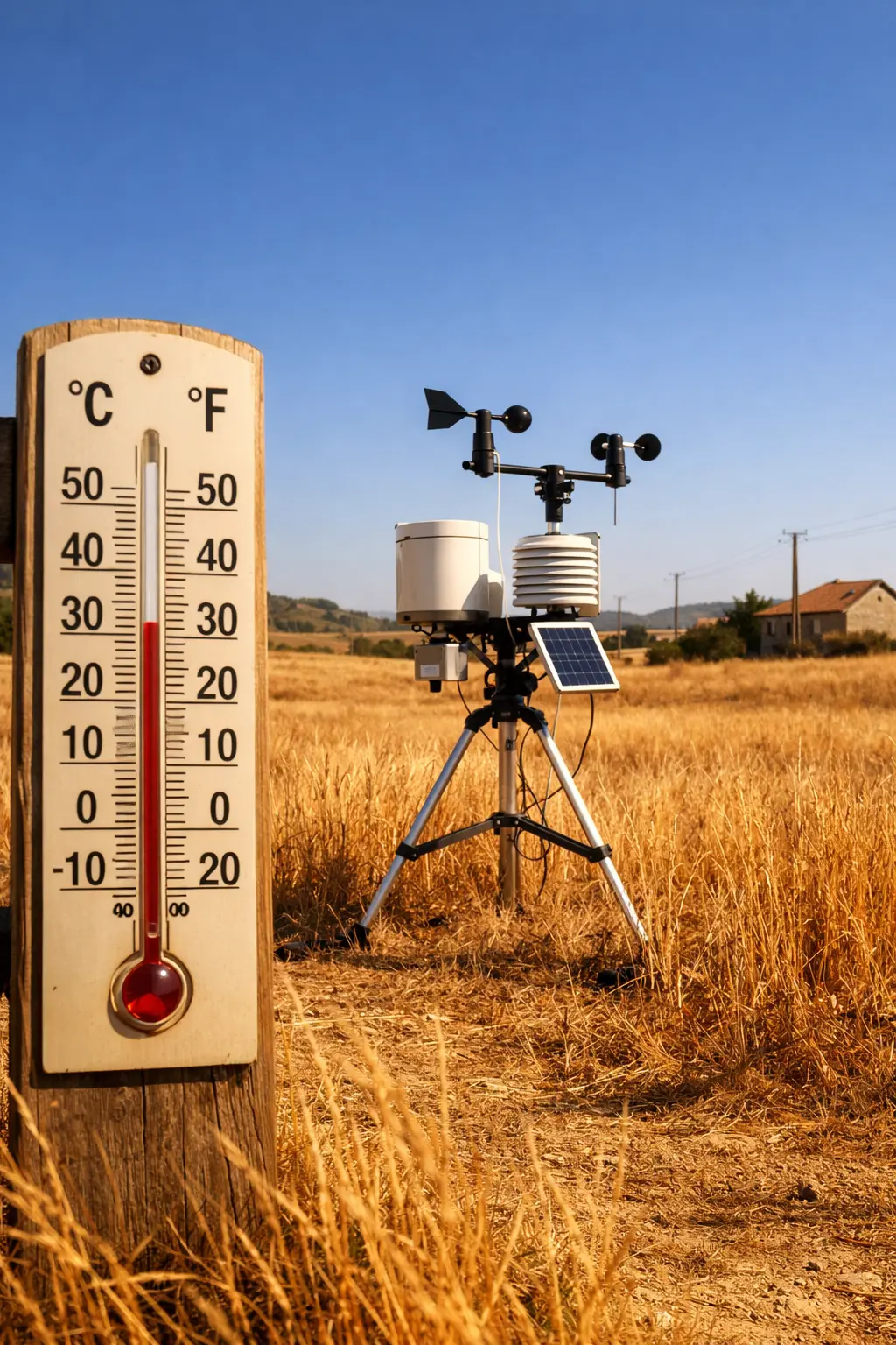 Visualization representing the France is Warming Up climate dashboard project