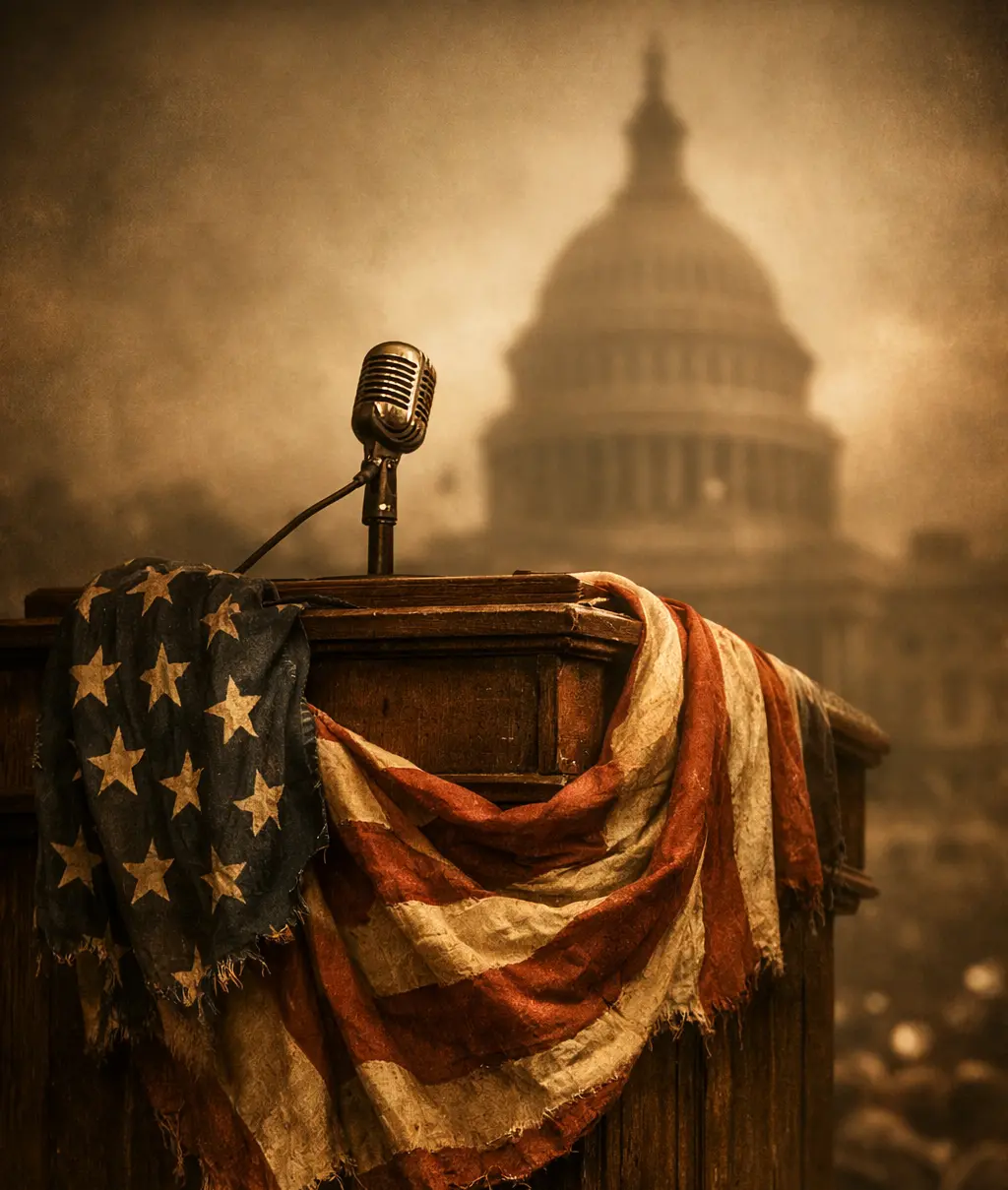 Visualization representing the Presidential Speeches NLP Analysis project